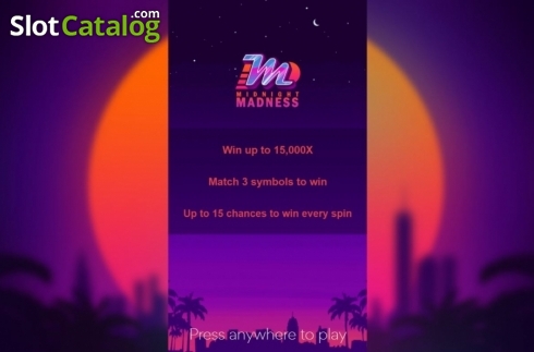 Скрин2. Midnight Madness слот