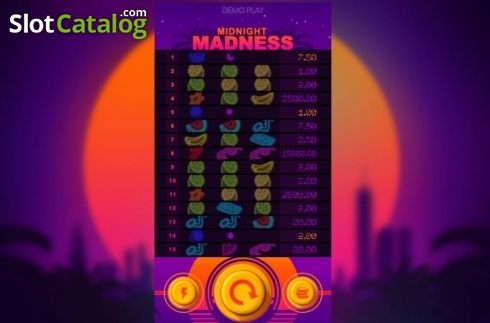 Скрин4. Midnight Madness слот