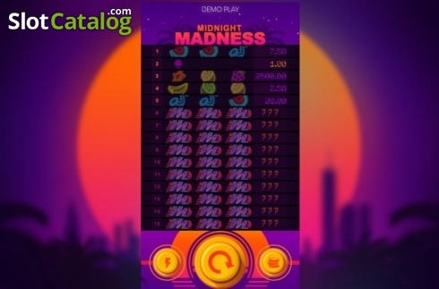 Скрин5. Midnight Madness слот
