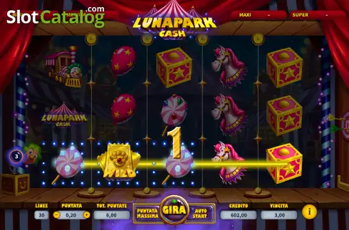 Скрин5. Lunapark Cash слот