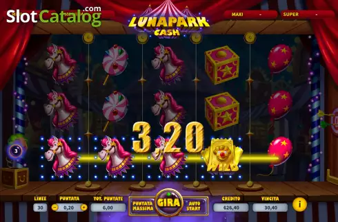 Скрин6. Lunapark Cash слот