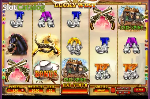 Скрин2. Lucky West слот