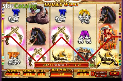Скрин3. Lucky West слот