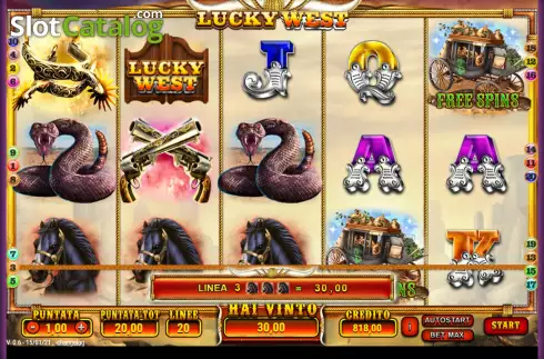 Скрин4. Lucky West слот