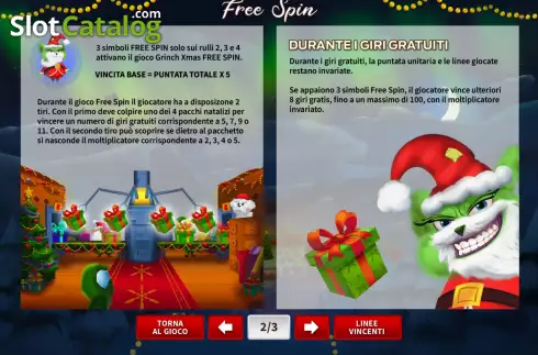 Скрин8. Grinch Xmas Village слот