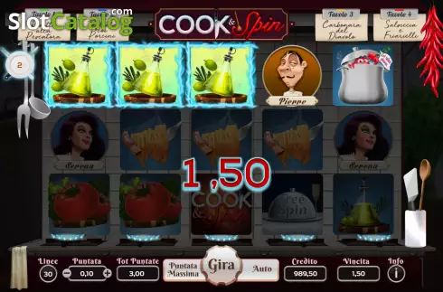 Скрин3. Cook & Spin слот