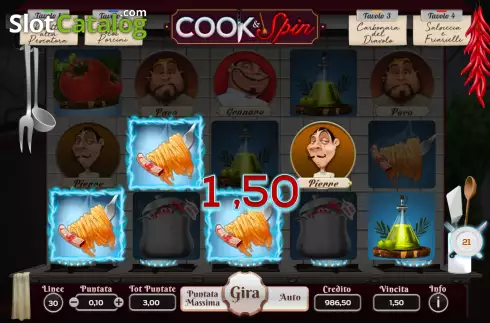 Скрин5. Cook & Spin слот