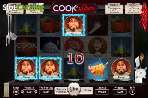 Скрин6. Cook & Spin слот