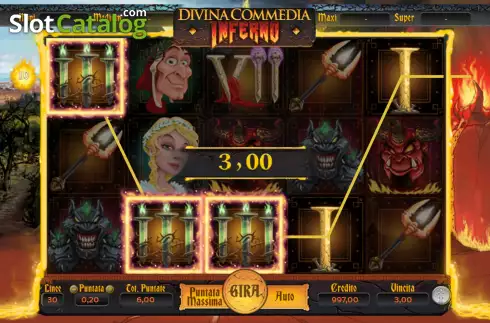 Скрин3. Divina Commedia – Inferno слот