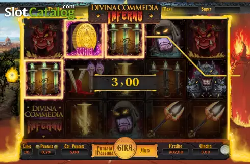 Скрин4. Divina Commedia – Inferno слот