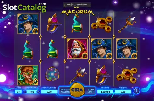 Скрин2. De Magorum слот