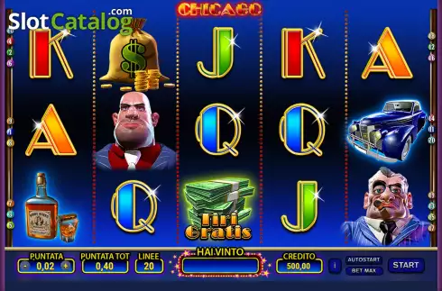 Скрин2. Chicago (Giocaonline) слот