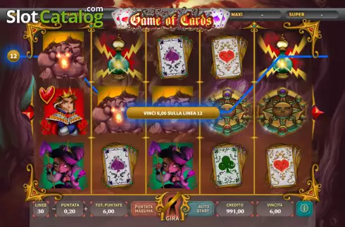 Скрин3. Game of Cards слот