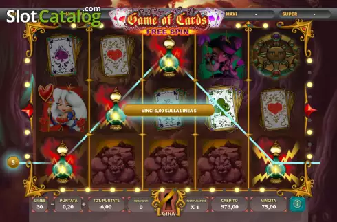 Скрин5. Game of Cards слот