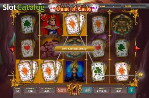 Скрин6. Game of Cards слот