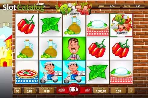 Скрин2. Pizza Express (Giocaonline) слот