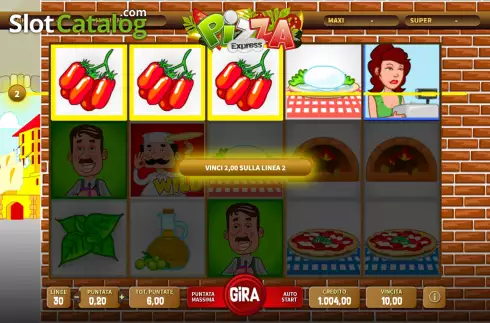 Скрин3. Pizza Express (Giocaonline) слот