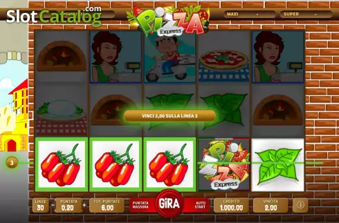 Скрин4. Pizza Express (Giocaonline) слот