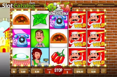 Скрин6. Pizza Express (Giocaonline) слот