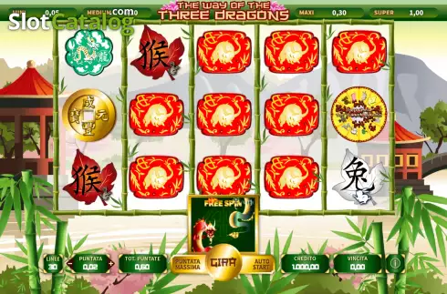 Скрин2. The Way of the Three Dragons слот