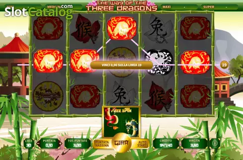 Скрин6. The Way of the Three Dragons слот