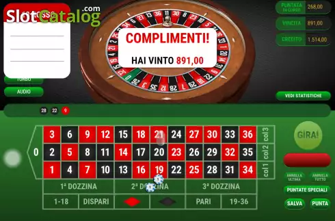 Скрин5. French Roulette (Giocaonline) слот