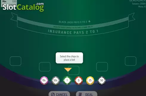 Скрин2. Blackjack (Giocaonline) слот