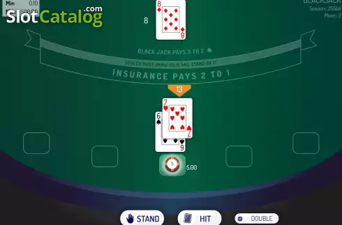 Скрин3. Blackjack (Giocaonline) слот