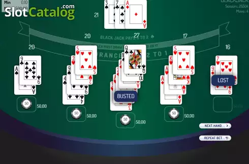 Скрин4. Blackjack (Giocaonline) слот
