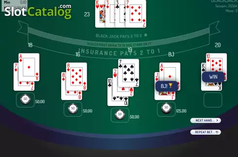 Скрин6. Blackjack (Giocaonline) слот