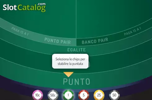 Скрин2. Punto Banco (Giocaonline) слот