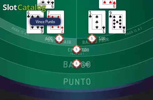 Скрин4. Punto Banco (Giocaonline) слот