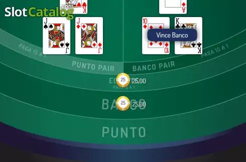 Скрин5. Punto Banco (Giocaonline) слот