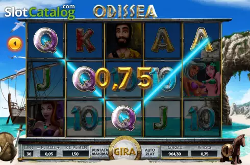 Скрин3. Odissea слот