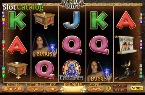 Скрин2. King of Egypt (Giocaonline) слот