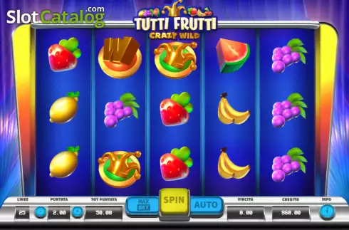 Скрин2. Tutti Frutti Crazy Wild слот