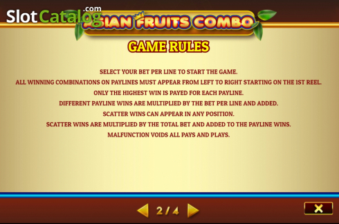Скрин8. Asian Fruit Combo слот