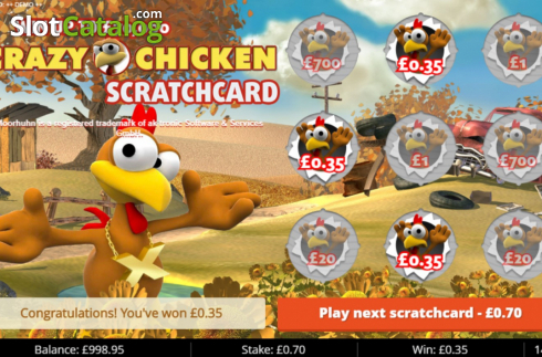 Скрин3. Moorhuhn Scratchcard слот