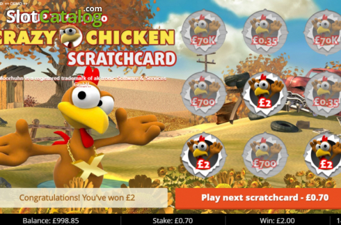 Скрин4. Moorhuhn Scratchcard слот