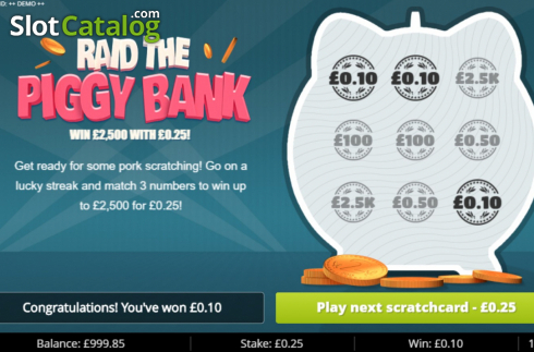 Скрин3. Raid the Piggy Bank слот