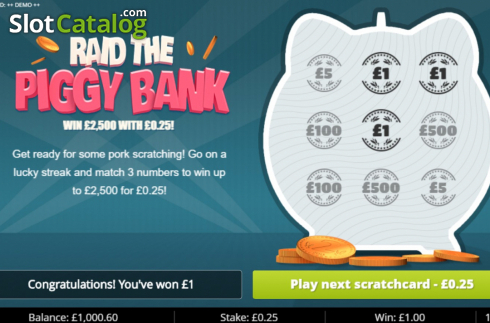 Скрин4. Raid the Piggy Bank слот