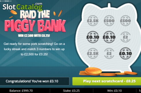 Скрин5. Raid the Piggy Bank слот