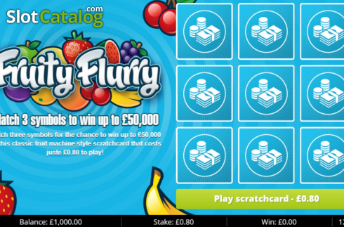 Скрин2. Fruity Flurry слот