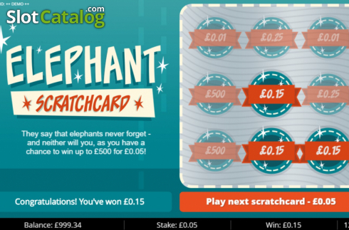 Скрин3. Elephant Scratch слот