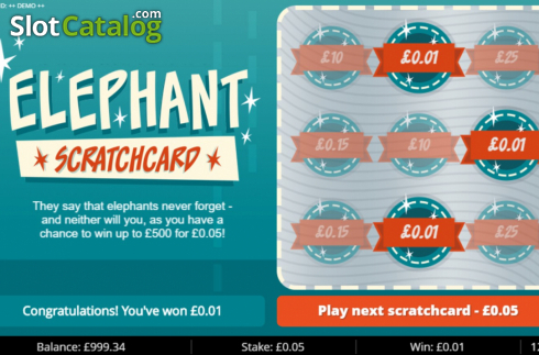Скрин4. Elephant Scratch слот