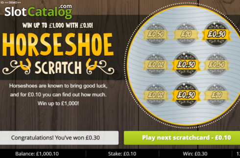 Скрин4. Horseshoe Scratch слот