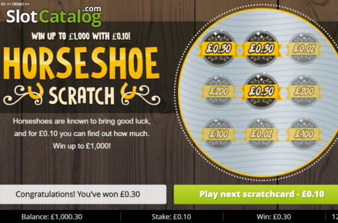 Скрин5. Horseshoe Scratch слот