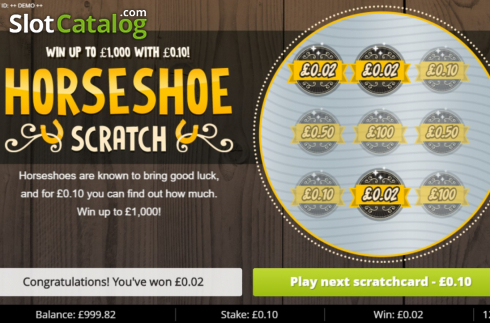 Скрин6. Horseshoe Scratch слот
