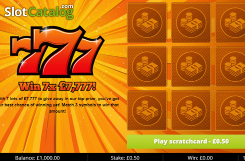 Скрин2. 777 (G.Games) слот