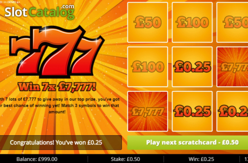 Скрин5. 777 (G.Games) слот